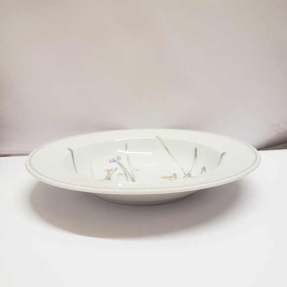 2 Unique Mikasa Sketch Book by Bob Van Allen 9" Bowls Flower Sketch - Picture 11 of 14